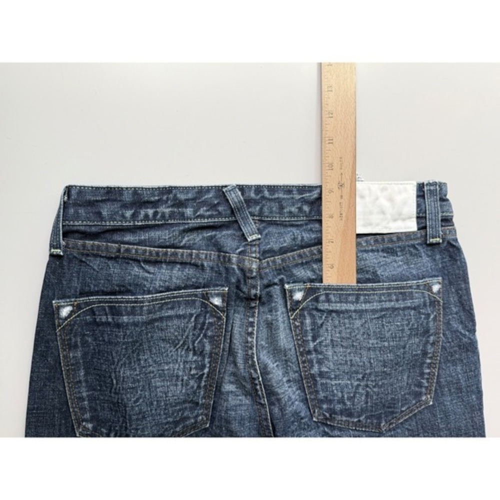Loomstate Mens 100% Organic Cotton Straight Leg Indigo Blue Jeans Size 30 - Picture 5 of 9